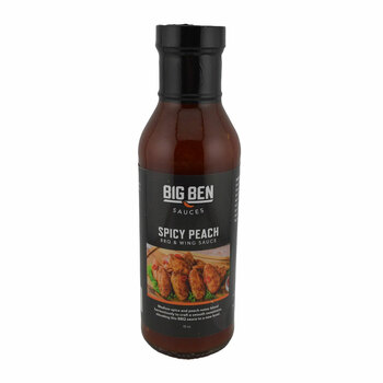 Wellspring Spicy Peach BBQ & Wing Sauce